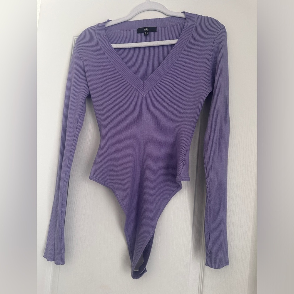 Missguided ribbed thong bodysuit
